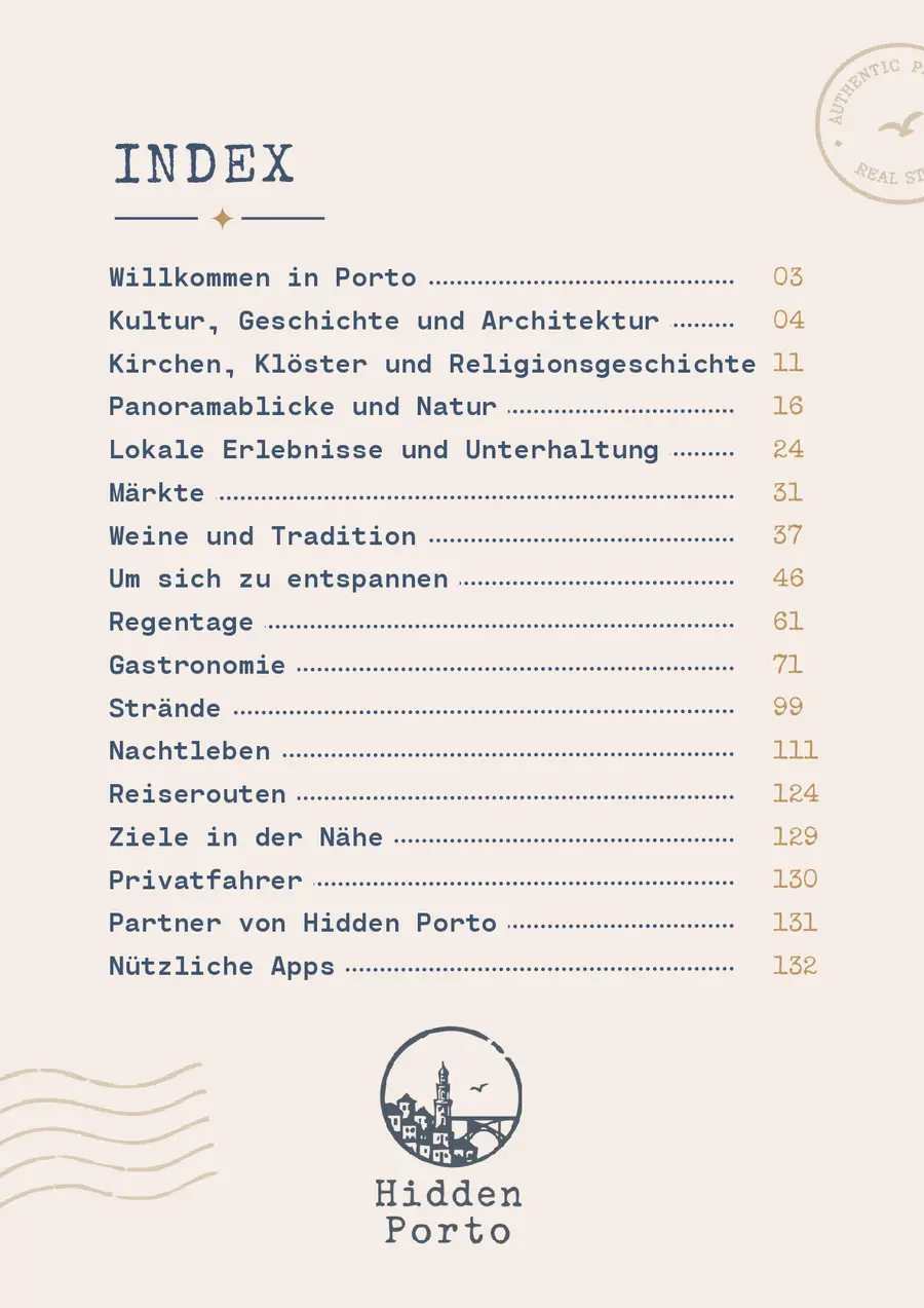 Hidden Porto, Seite 2 des Buches