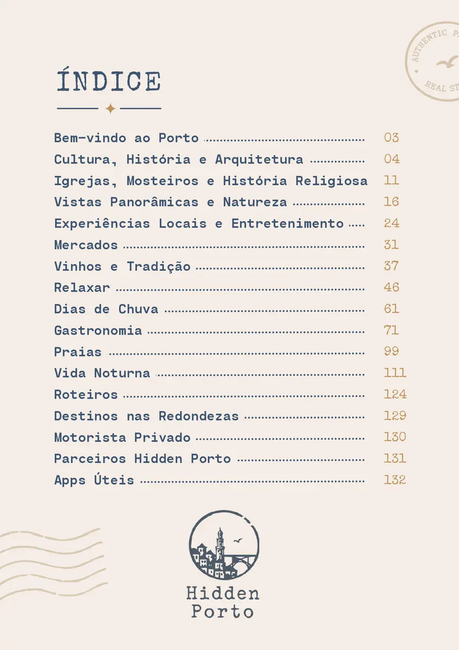 Hidden Porto, página 2 do livro